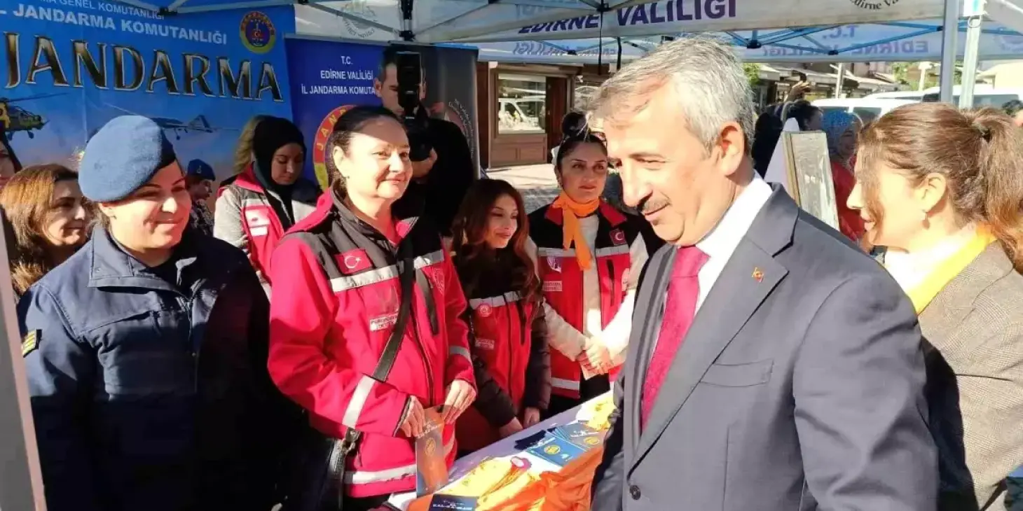Edirne'de Kadına Yönelik Şiddete Karşı Farkındalık: KADES Tanıtımı Yapıldı